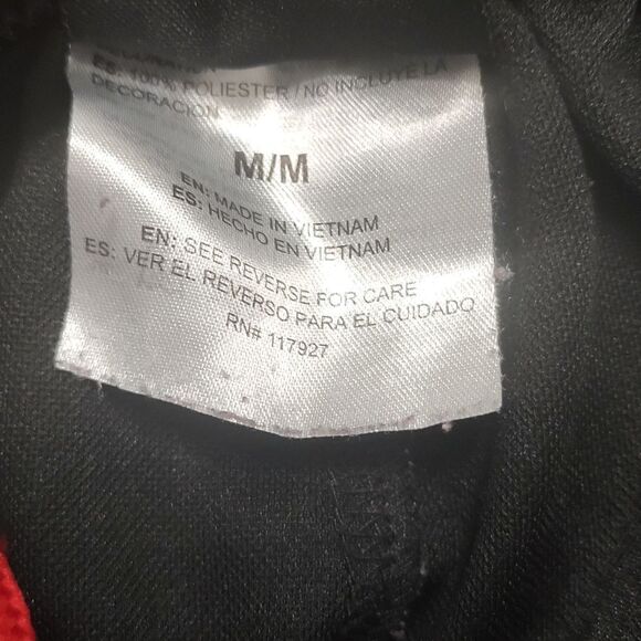 And1 red black athletic basketball shorts  Sz M - Picture 5 of 5